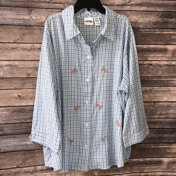 Lane Bryant Tops - Lane Bryant top button front